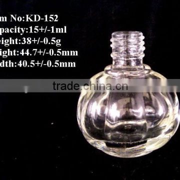 15ml small nail polish glass vial