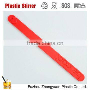 Pass LFGB test plastic drinking bar stirrer used in bar