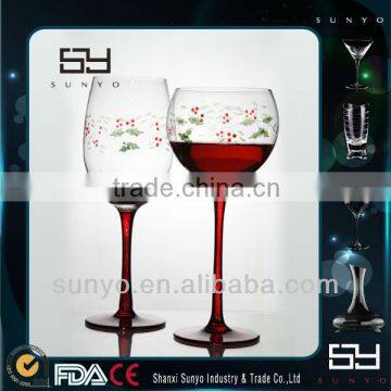 Handcrafted Crystal Colored Glassware Sets/Wholesale Glassware