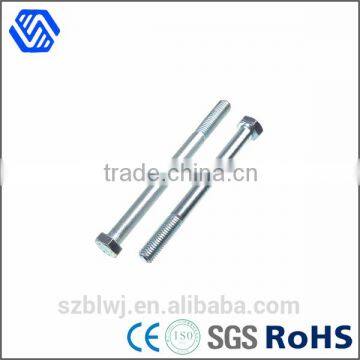 China Manufacture DIN 931 Half Thread Hex Bolt Long Hex Bolt