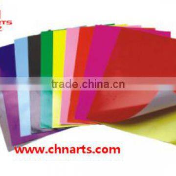 Adhesive Glossy Color Paper And Cardboard