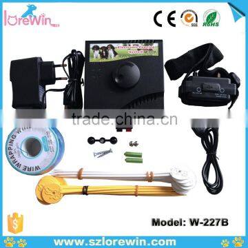 Waterproof Rechargeable Outdoor Electronic Dog Fence Electric Shock System Train Collar Pet Fence System W-227B photo-5