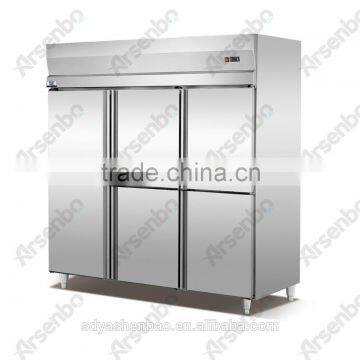 stainless steel upright refrigerator/commercial upright freezer/deep refrigerator