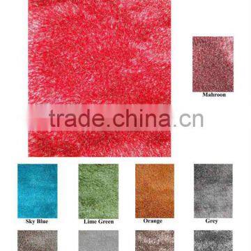 10782 Colour chart Handmade shaggy carpets made with wool & Polyester silk