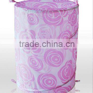 storage Foldable polyester Spring Laundry hamper