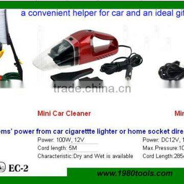 mini portable car washer for car washing, windows, floorboard, air-condition,spray flowers