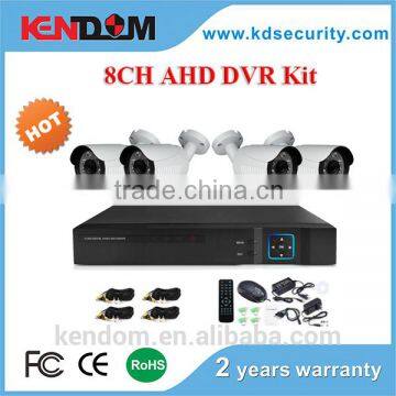 1.0MP/1.3MP Popular Sell 4channel DVR CCTV Kit Outdoor Nice White Housing AHD Kit Hybrid DIY School Bus CCTV System available