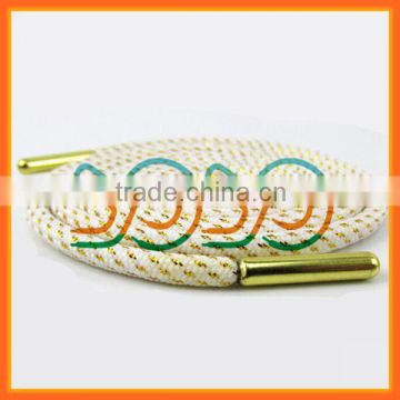 2016 YoYo New Custom Rope Laces with Gold Metal Tips