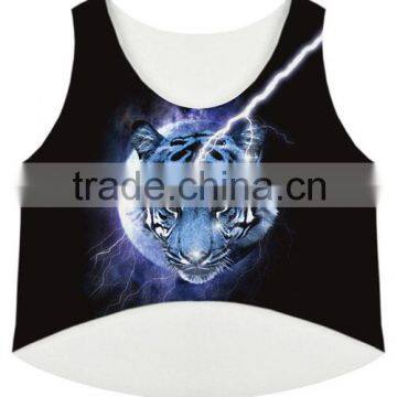 Wholesale New Fashion Girls Plain Cotton Crop Tops For Ladies photo-4