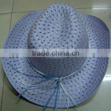 Cheap wholesale paper straw Cowboy Hat