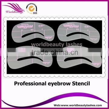 Hot sell Make up tools 4 types per pack eyebrow stencil                        
                                                                                Supplier's Choice