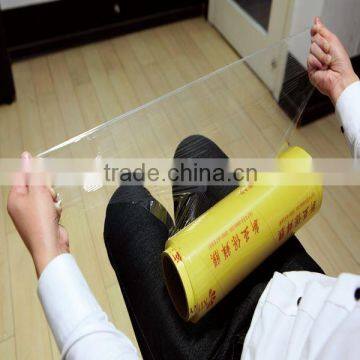 Moistureproof Keep Food Fresh Stretch Wrap/thickness 10mic Pvc Plastic Film photo-3
