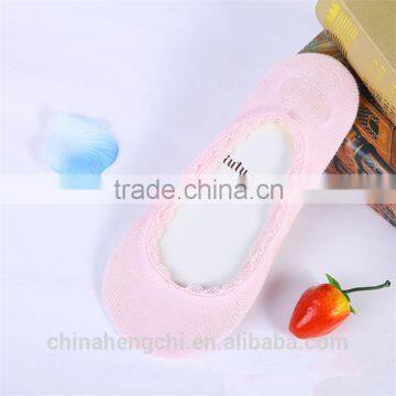 Ladies Lace Socks Cotton Colorful Cute Invisible Socks for Women