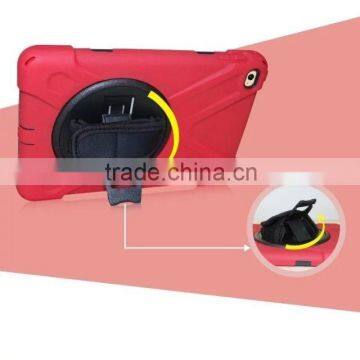 Brandnew Shockproof Housing for IPad Mini 2/3 Rotated Stand Hand Holder PU Leather Case photo-3
