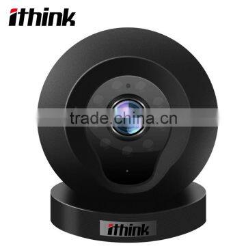 cute black round shape,with video recording and time on live video interface on mobile app,smart ip wifi camera