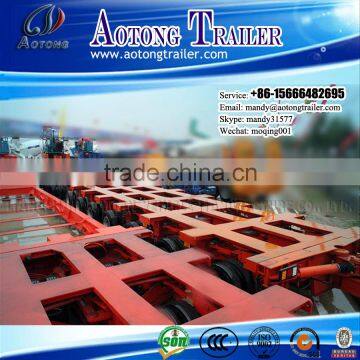 Hydraulic suspension heavy duty 350 tons modular trailer, 12 line-axle semi trailer