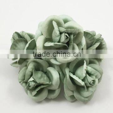 Sea Foam, Large Handmade Mulberry Paper Flower, Wedding Party, Scrap-booking Crafts