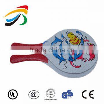 Cheapest & Best Quality Wood Colorful Beach Rackets /Bats/Sets/Beach Ball set