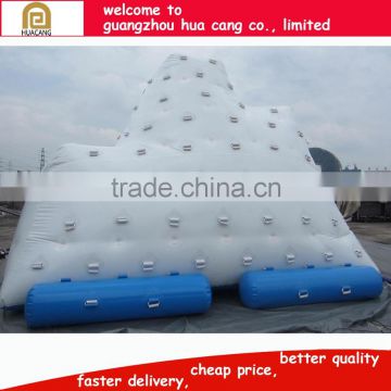 Middle size water park inflatable clilmbing wall for adult