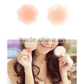 China Factory Nude Silicone Heart, Round And Flower Shape Pasties For Breast