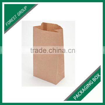 PE COATED KRAFT PAPER BAG HAMBURGER PACKAGING BAGS FOR SALE