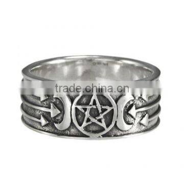 Star Pattern Design 925 Sterling Silver Ring