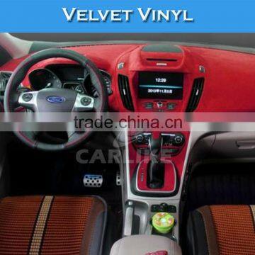 1.52x15M 5x49FT Stretchable Removable Self Adhesive Velvet Touch Film photo-2