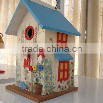 BSCI factory New handmad nature wooden plywood birdhouse FSC test wood products