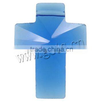 28x21x9mm More Colors For Choice Cross Crystal Pendants