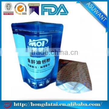 wholesale stand up pouch for supplement packaging with zipper lock                        
                                                                                Supplier's Choice