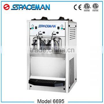 Commercial High Capacity Two Flavor Milk Shake & Slush Machine 6695