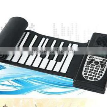 Musical instrument 61 /49 keys silicone roll up piano for promotion