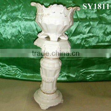 Pot for Planter 39 Inch Roman Column Decoration Wedding Pot