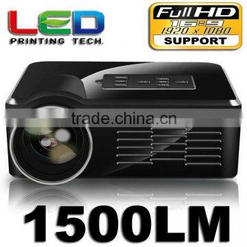 Mini Portable LCD LED Home Theater Cinema Projector,Business projector, HD 1080P IP/IR/USB/SD/HDMI/TV