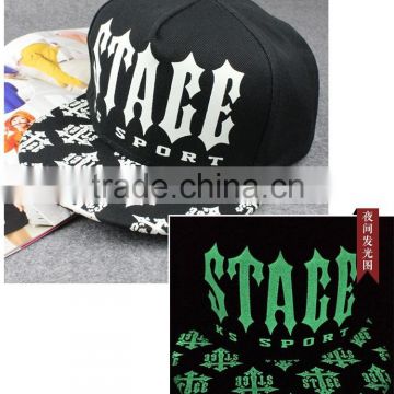 Fashion hip-hop acrylic baseball cap cotton snapback peaked cap Luminous cap