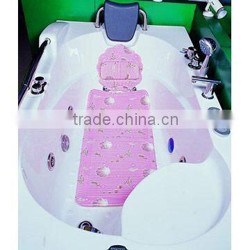 Eco PVC Foam Non-Slip Bathtub mat with suction cups