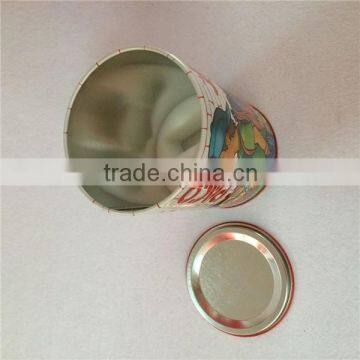 Round Seed Bank Tin Box Set for Package