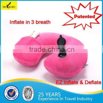 China custom travel u shape neck pillow