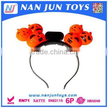 Hot sale Pumpkin LED Flashing Hair Clasp Plastic Light Up Hair Clasp For Halloween