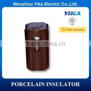 Wenzhou Yika 11KV Porcelain Strain Insulator ANSI 54-3 Porcelain Bullnose Strain Insulator