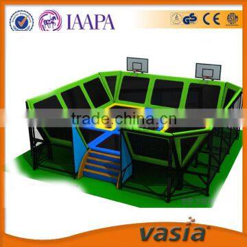 Small gymnastics trampoline courts indoor trampoline park for children