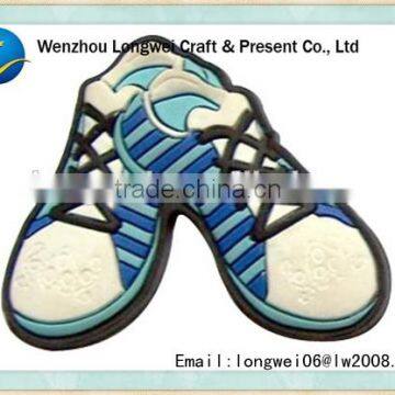 shoe shaped soft pvc plastic fridge magnet/fridge magnet printing machine