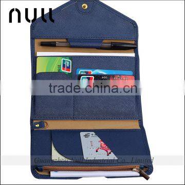 trifold passport case cover holder real leather passport holder