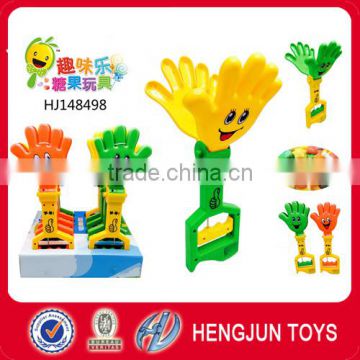 Toy for kids kinder interesting toys sweet candy big clap 12pcs