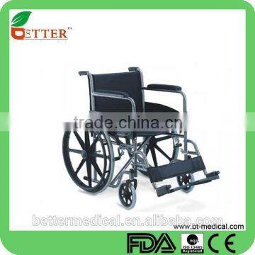 chrome steel frame wheelchair