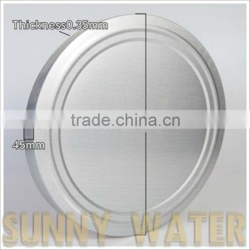 Galvanized sheet Solar Water Heater Parts, solar water tank cover Dia480MM,Draw bench silver steel plate