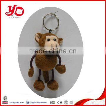 custom stuffed toy plush keychain, soft plush monkey keychain