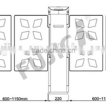 Hot Sale Supermarket Intelligentized Swing Barrier With DC Brushless Motor photo-3
