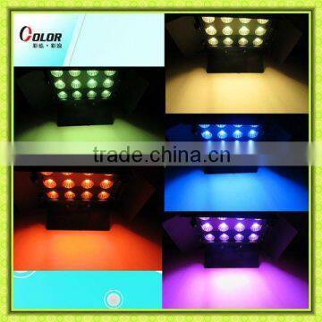 guangzhou 12pcs*15W rgb 3 in 1 waterproof cyclorama led par stage light