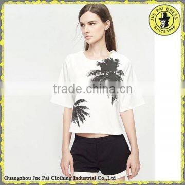 Lady Casual Beautiful Printed Hawaii tshirt kuala lumpur